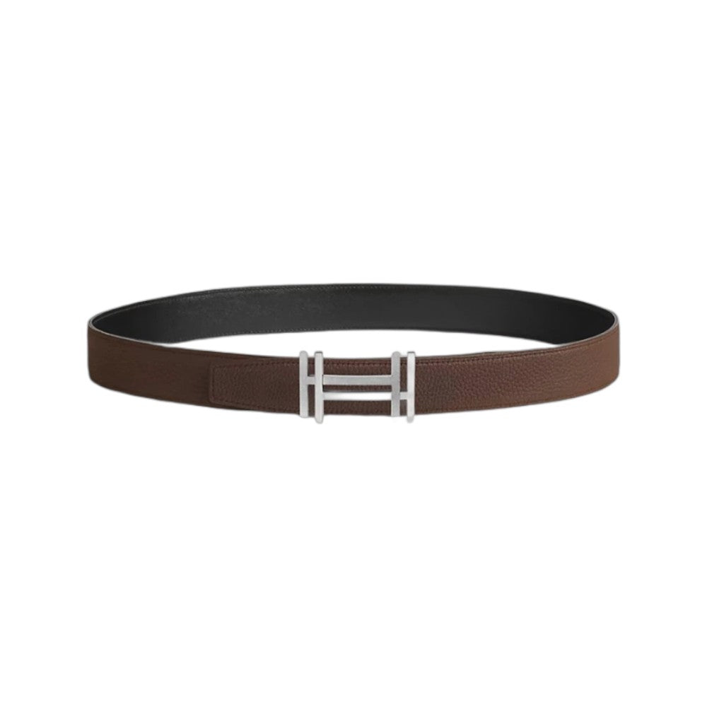 에르메스 H 오 까레 벨트 버클 & 리버시블 가죽 스트랩 32mm