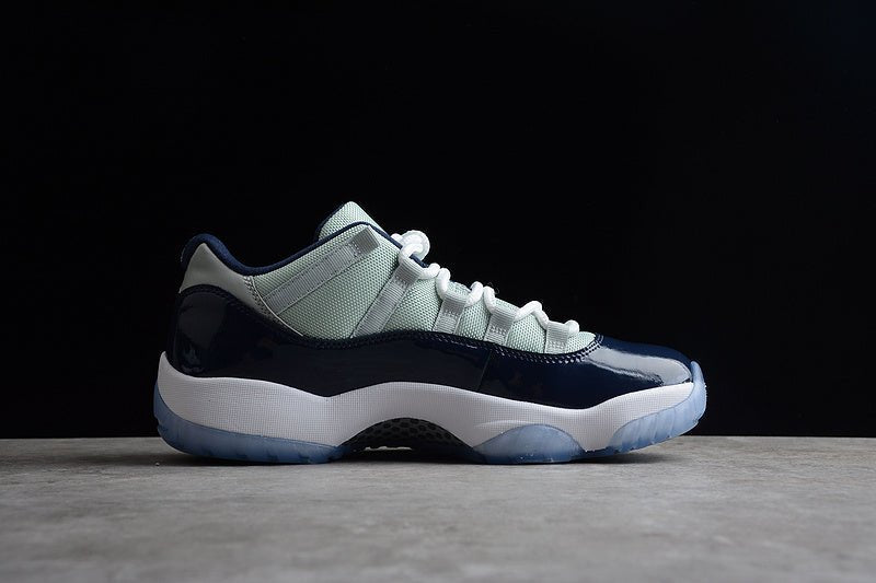 AIR JORDAN 11 RETRO LOW GEORGETOWN GREY MIST/WHITE-MIDNIGHT NAVY