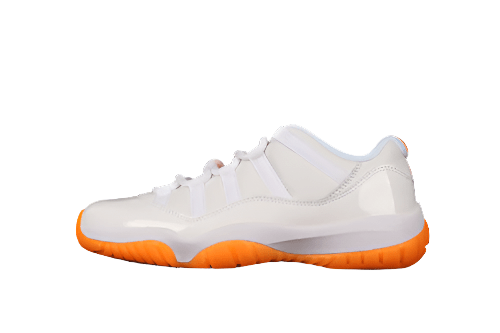 AIR JORDAN 11 RETRO LOW WHITE/BRIGHT CITRUS