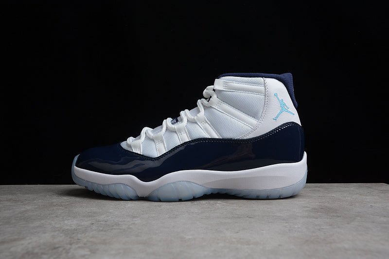 AIR JORDAN 11 RETRO WIN LIKE 82 WHITE/MIDNIGHT NAVY-UNIVERSITY BLUE