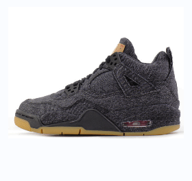 Air Jordan 4 Levi's Black