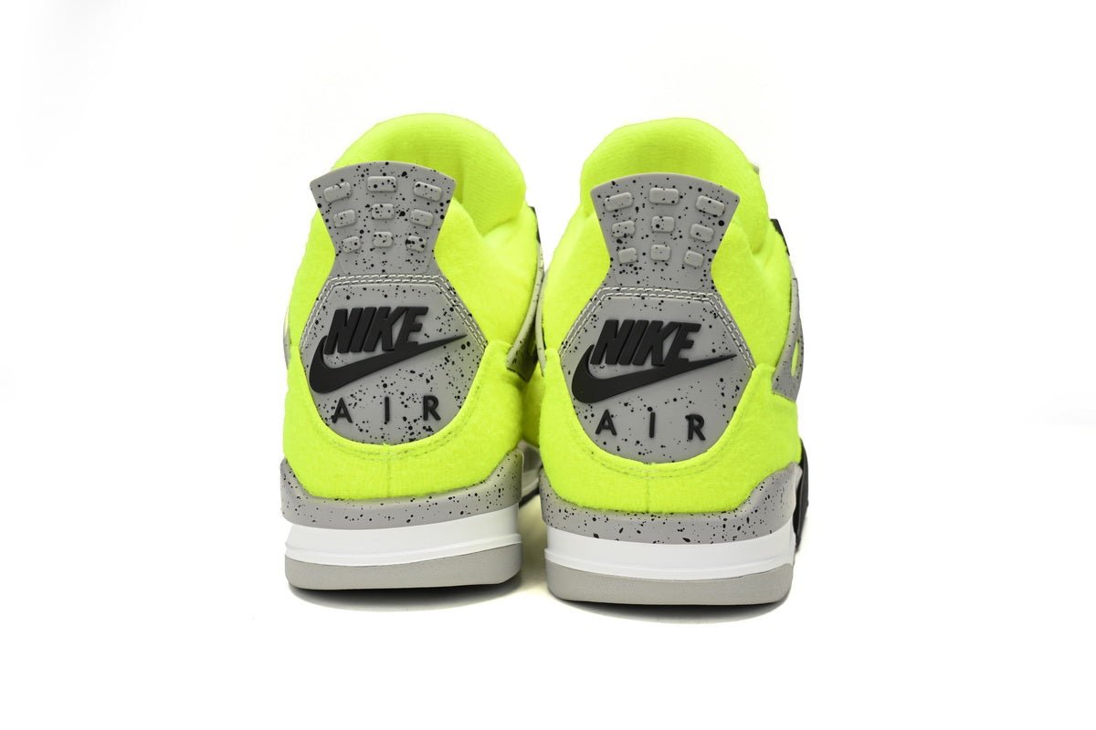 Air jordan 4 Plush Fluorescent Yellow