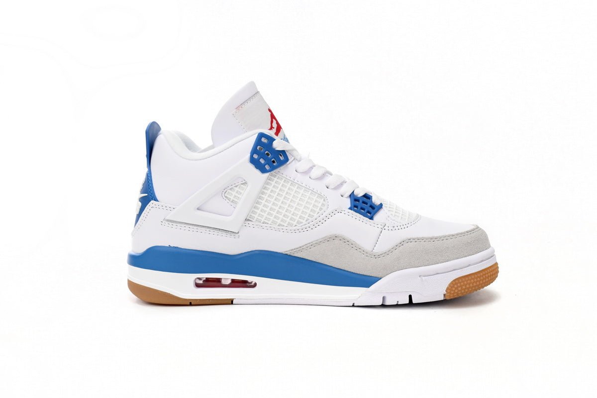 Air Jordan 4 White Blue