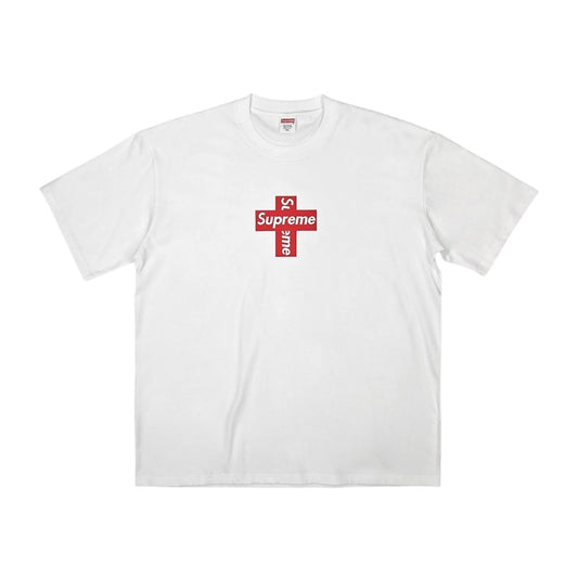 슈프림 크로스 박스로고 티셔츠(2color) ⚡국내배송📦