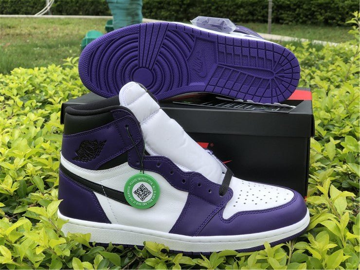 JORDAN 1 HIGH x COURT PURPLE WHITE