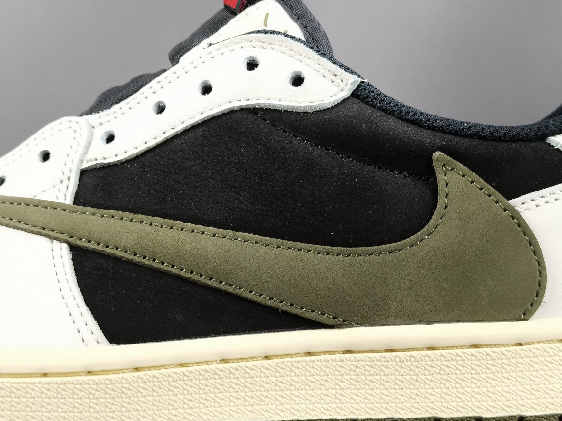 JORDAN 1 LOW x TRAVIS SCOTT OLIVE