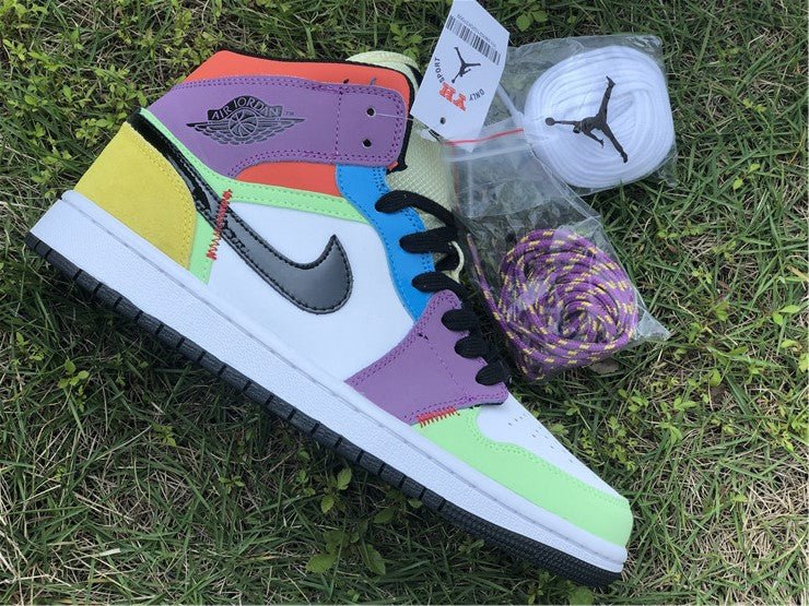 JORDAN 1 MID SE x MULTI-COLOR