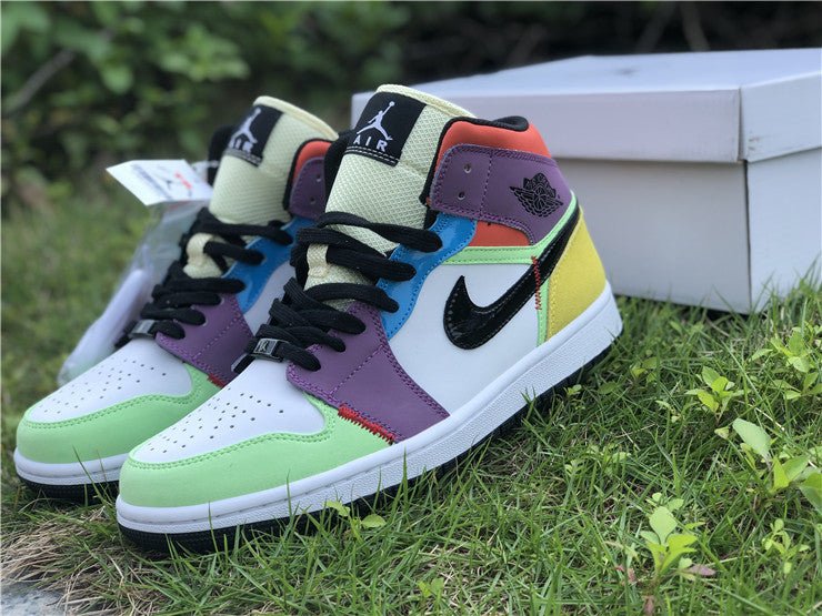 JORDAN 1 MID SE x MULTI-COLOR