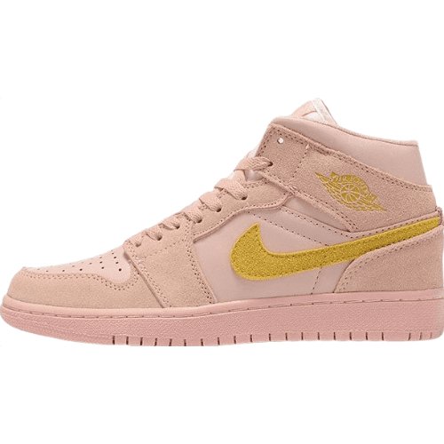 JORDAN 1 MID x CORAL GOLD