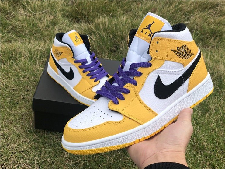 JORDAN 1 MID x SE LAKERS