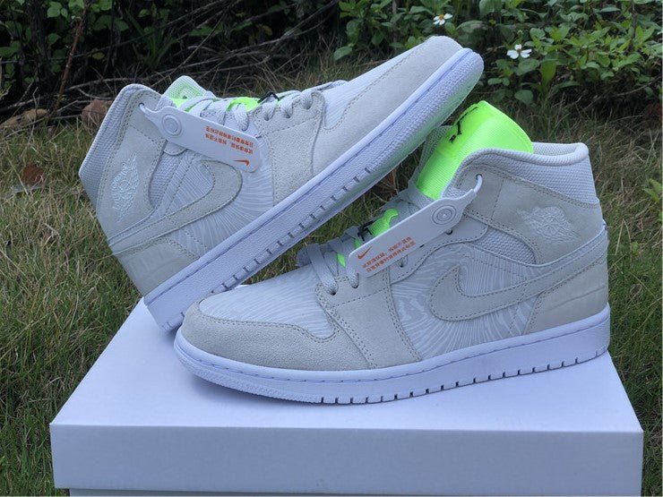 JORDAN 1 MID x VAST GREY GHOST GREEN