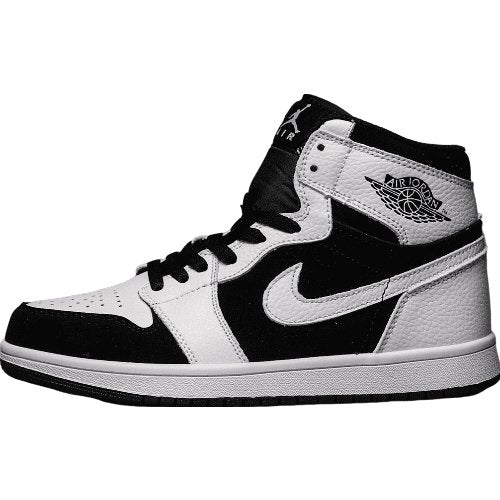 JORDAN 1 MID x WHITE BLACK