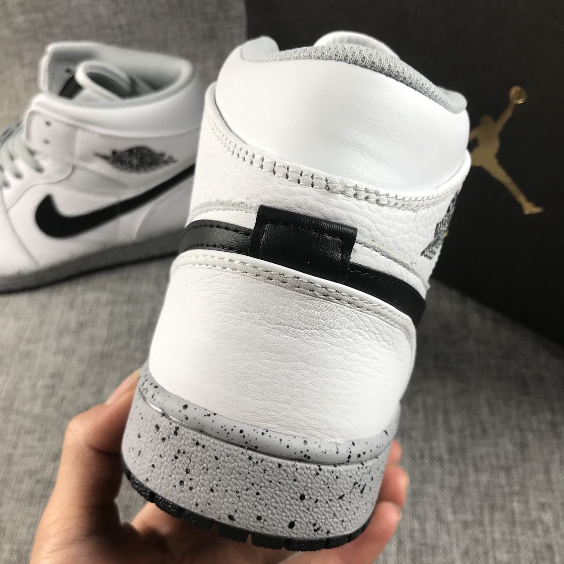 JORDAN 1 MID x WHITE CEMENT