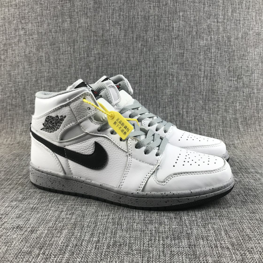 JORDAN 1 MID x WHITE CEMENT