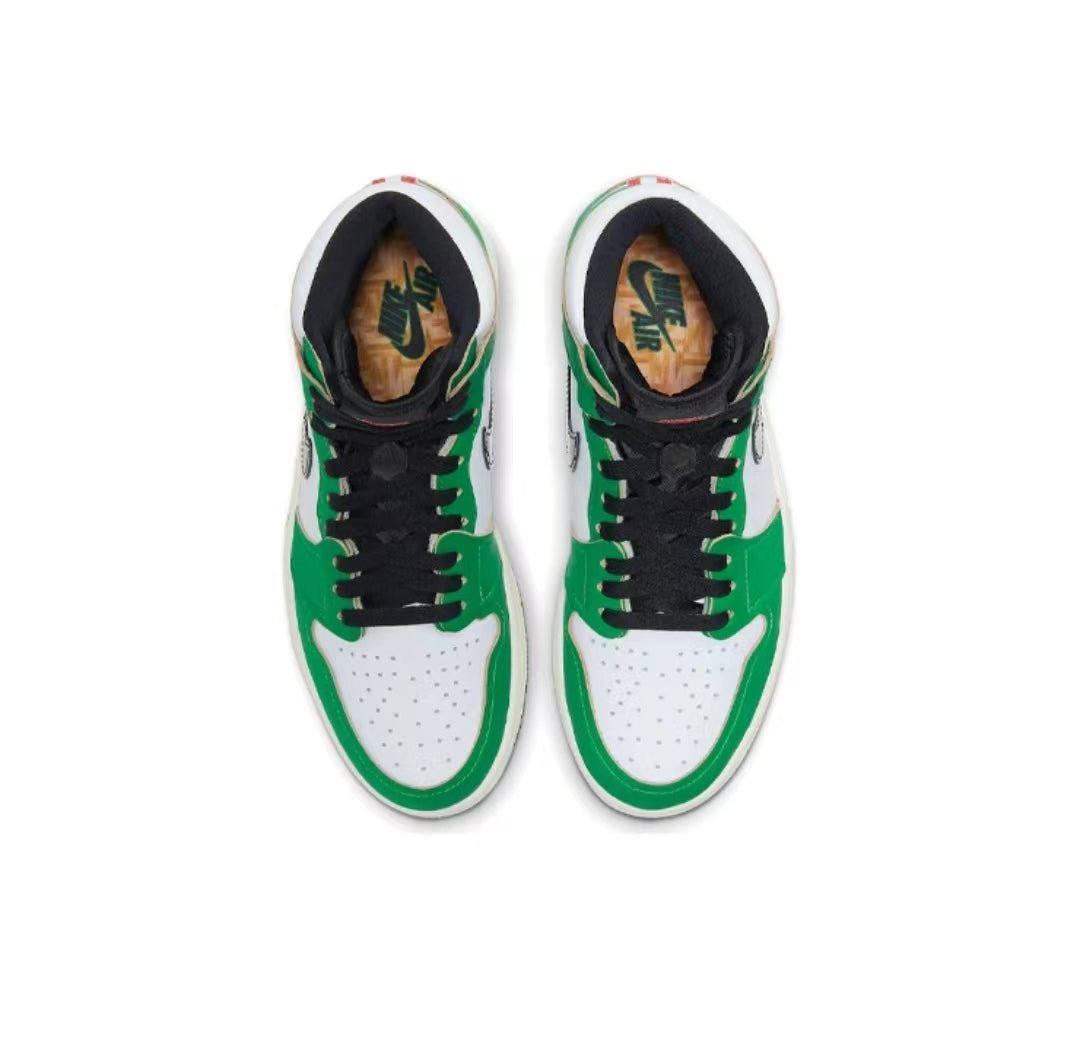 JORDAN 1 RETRO HIGH x LUCKY GREEN