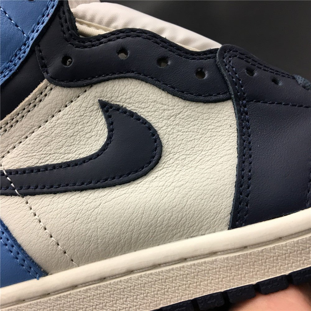 JORDAN 1 RETRO HIGH x OBSIDIAN UNC