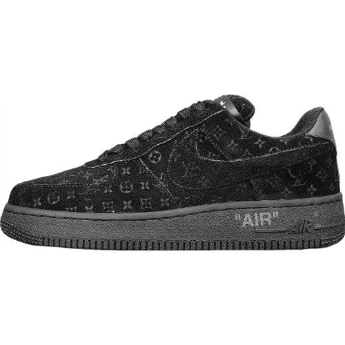 NIKE AIR FORCE 1 x LOUIS VUITTON BLACK/BLACK